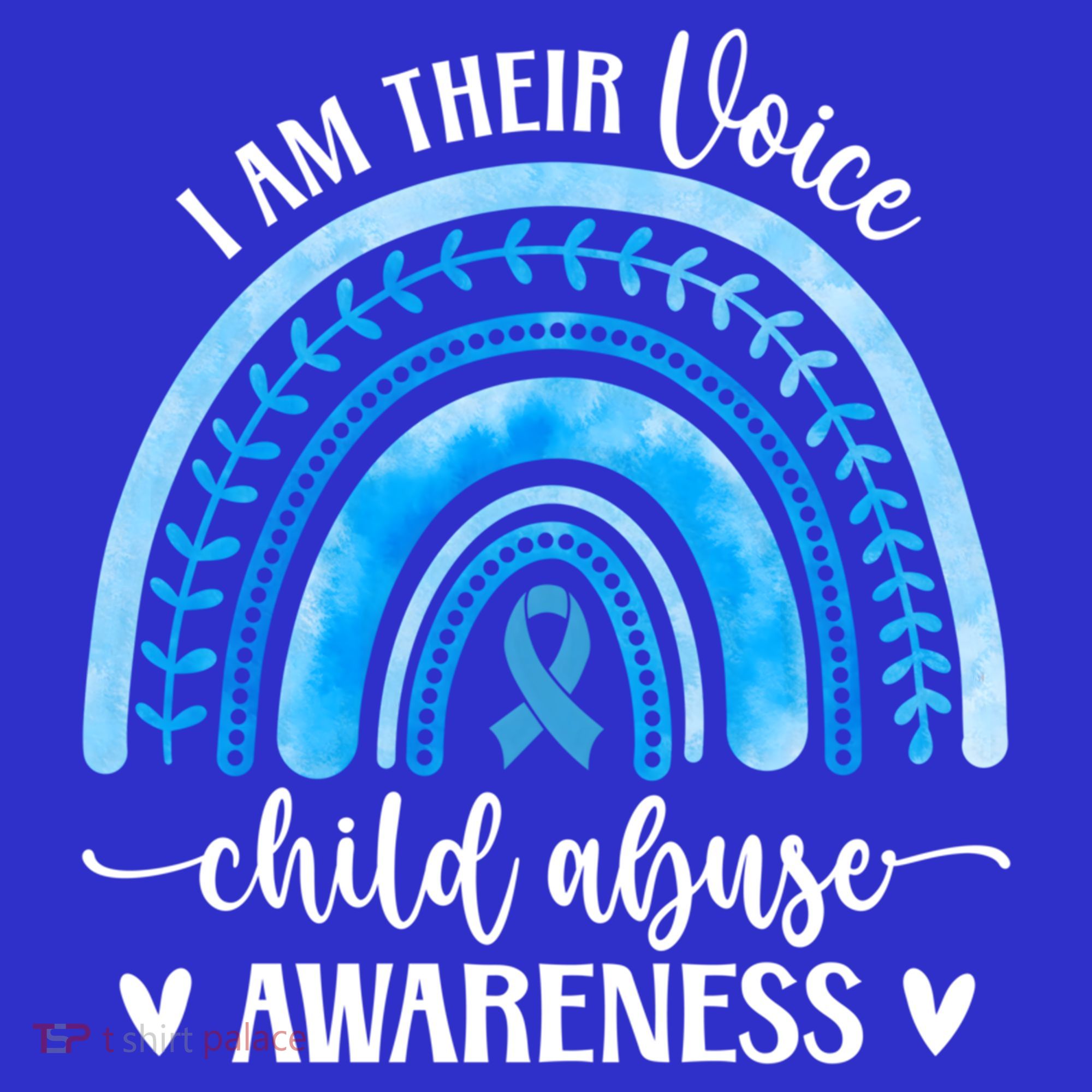Child Abuse Awareness Rainbow Abuse Prevention Month Funny Gift T-Shirt