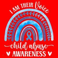 Child Abuse Awareness Rainbow Abuse Prevention Month Funny Gift Santa Hat thumb 1