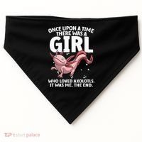 Cool Axolotl Art For Salamander Axolotl Lover USA-Made Doggie Bandana thumb 0