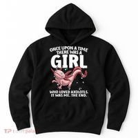Cool Axolotl Art For Salamander Axolotl Lover Hoodie thumb 0