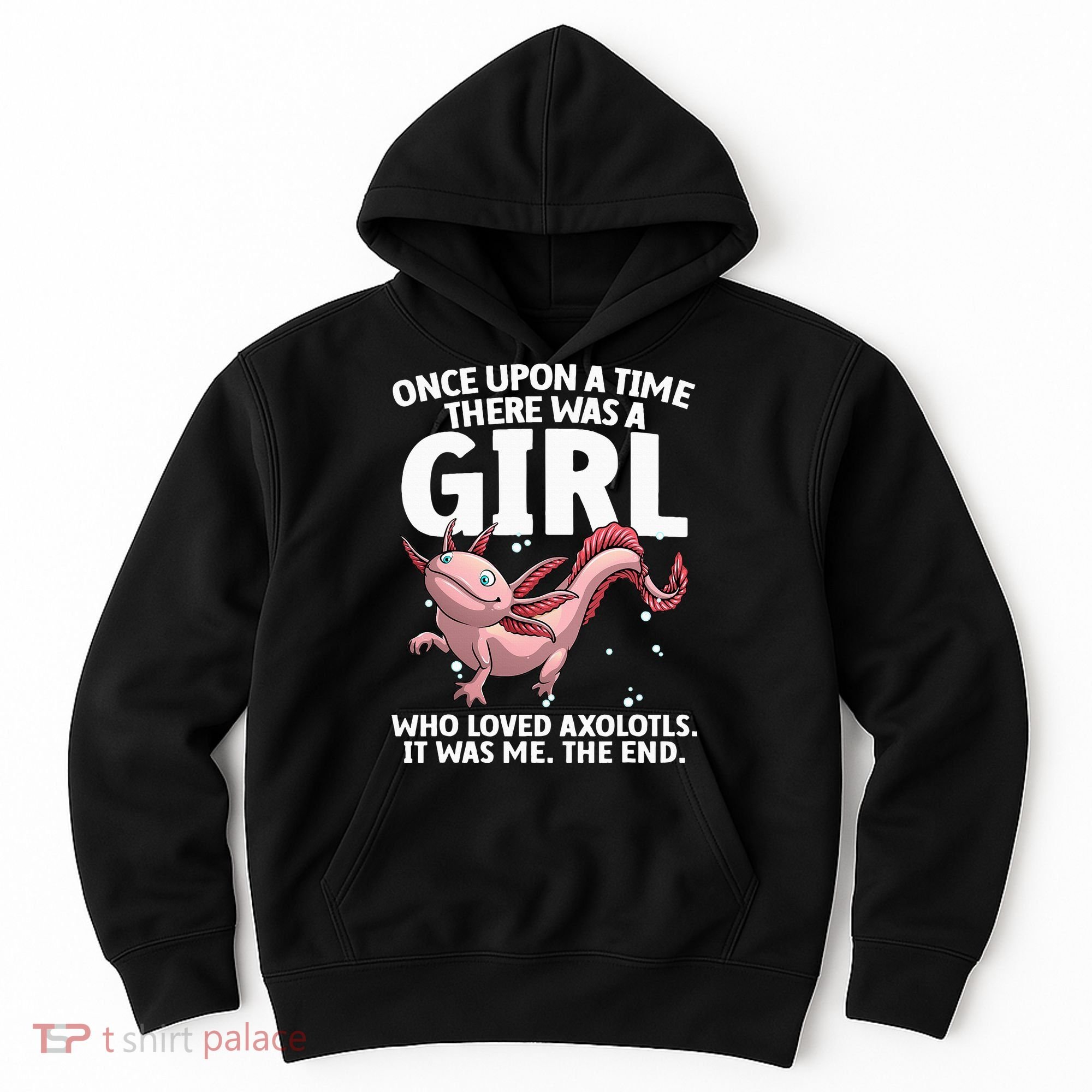 Cool Axolotl Art For Salamander Axolotl Lover Hoodie