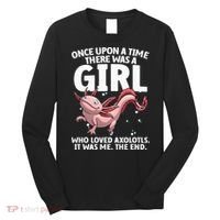 Cool Axolotl Art For Salamander Axolotl Lover Long Sleeve Shirt thumb 0