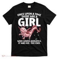 Cool Axolotl Art For Salamander Axolotl Lover T-Shirt thumb 0