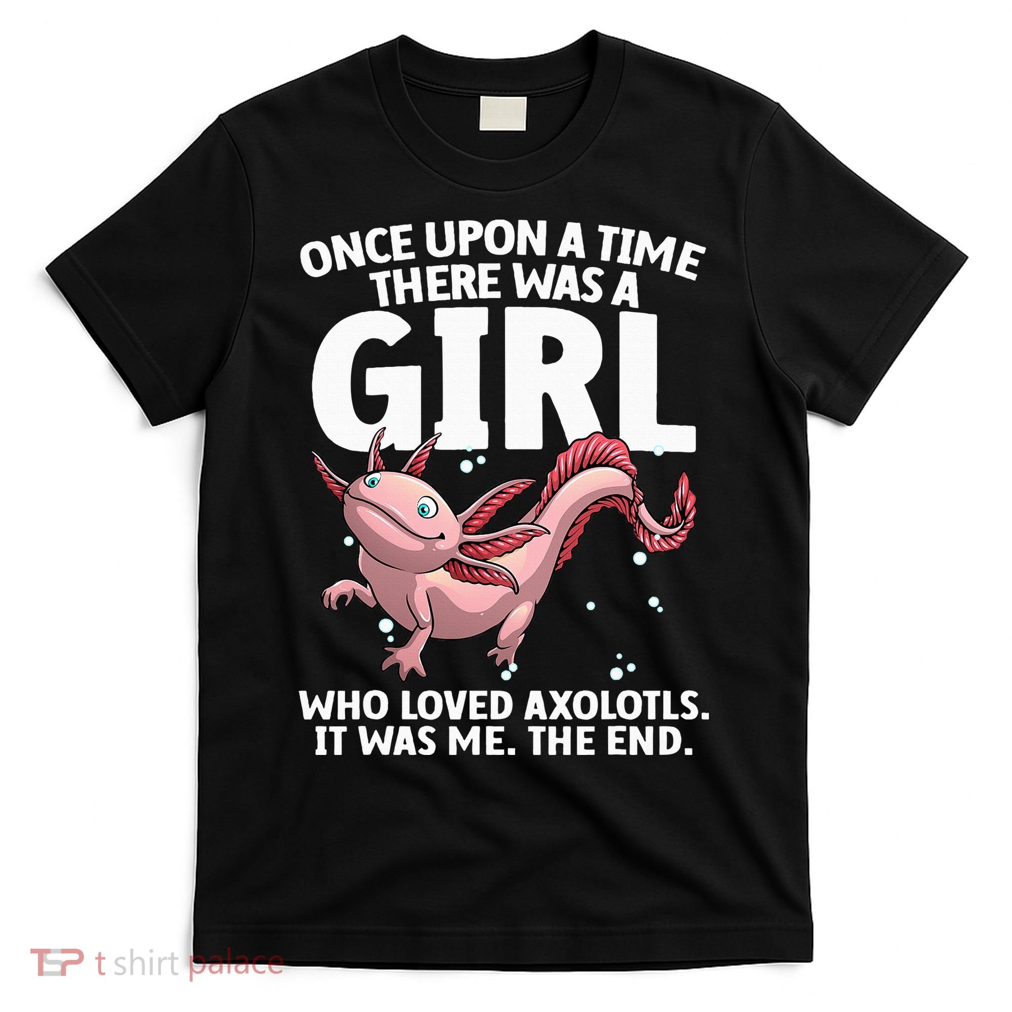 Cool Axolotl Art For Salamander Axolotl Lover T-Shirt