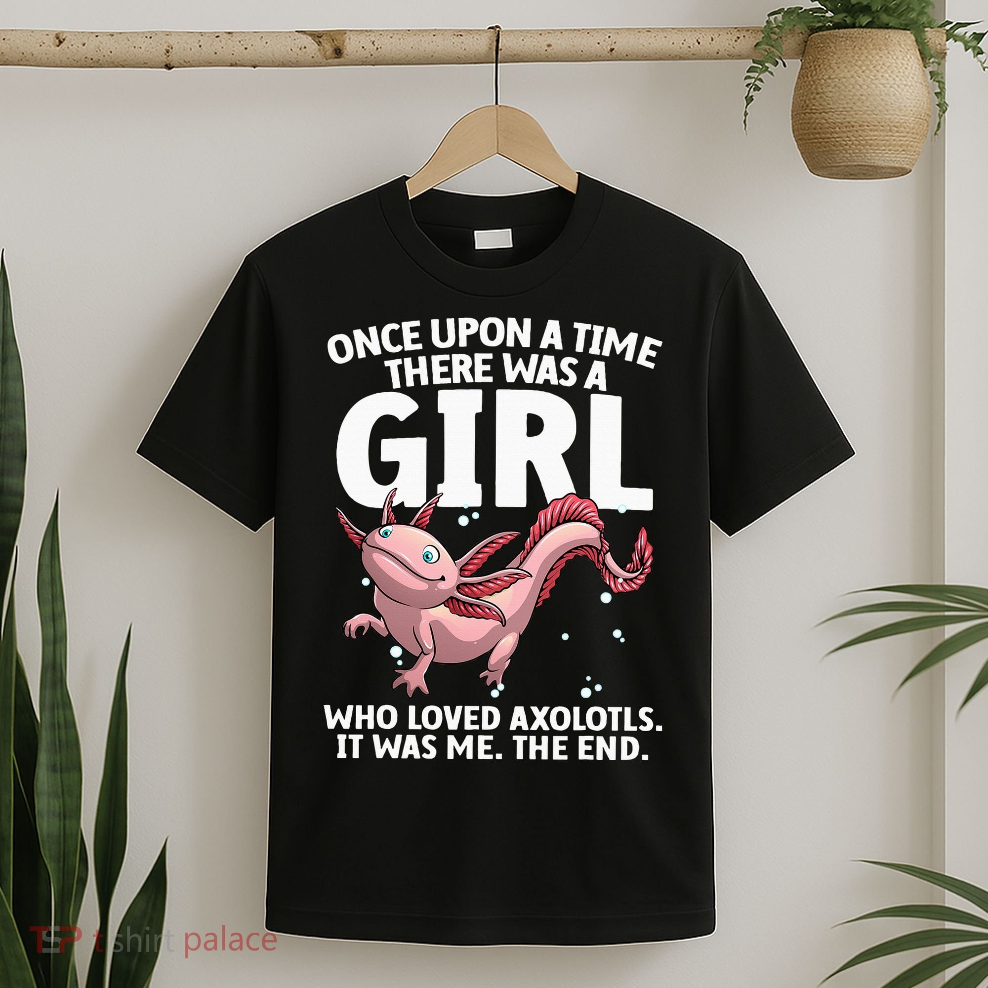 Cool Axolotl Art For Salamander Axolotl Lover T-Shirt