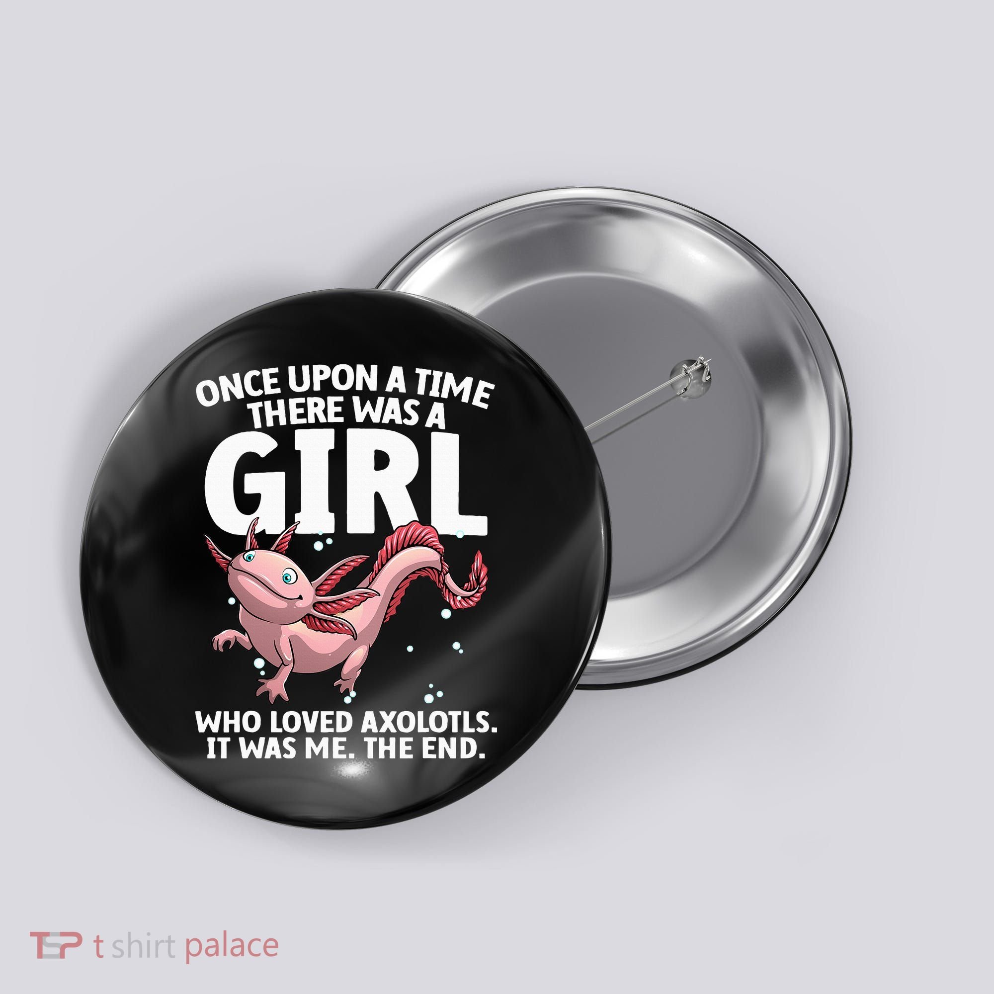 Cool Axolotl Art For Salamander Axolotl Lover Button