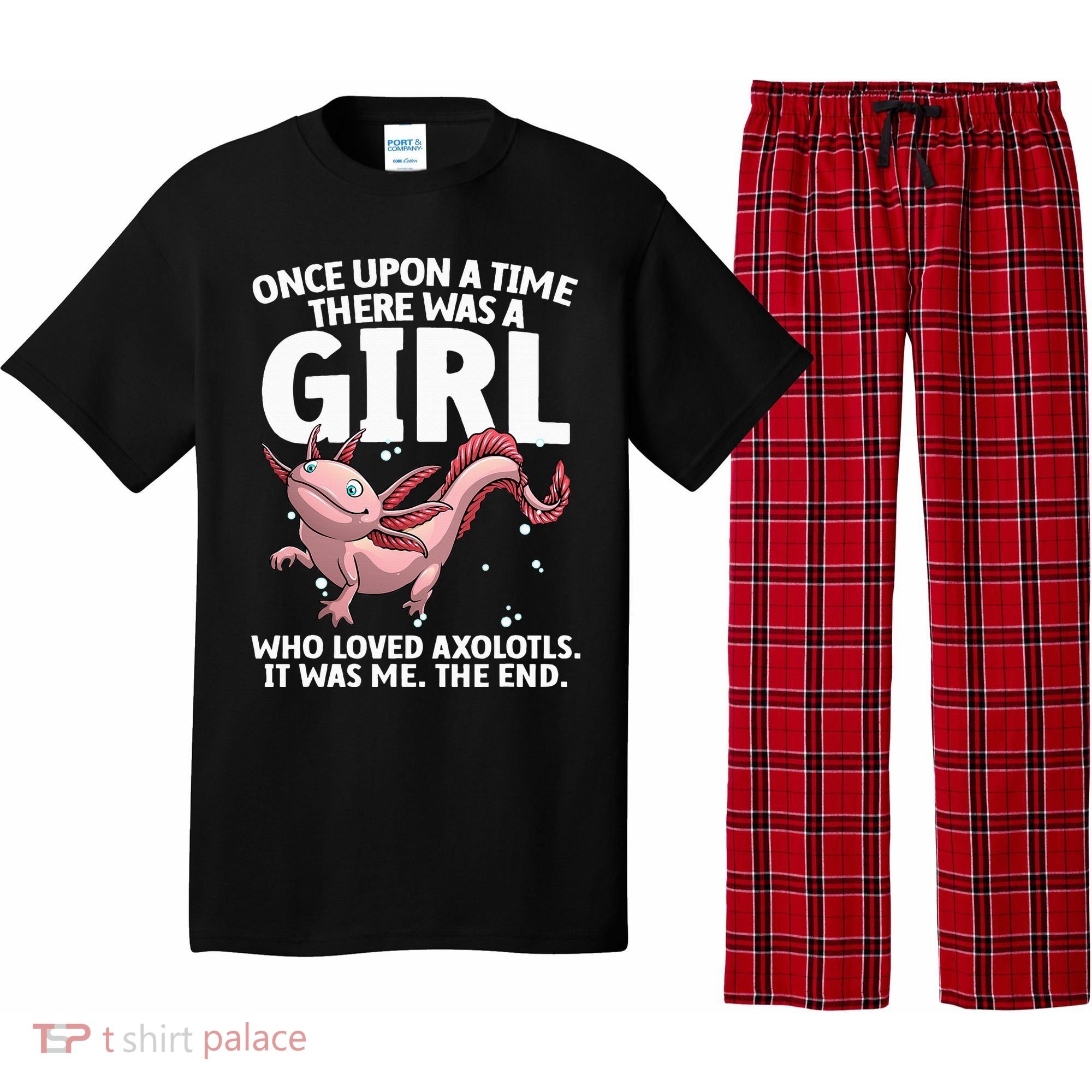 Cool Axolotl Art For Salamander Axolotl Lover Pajama Set
