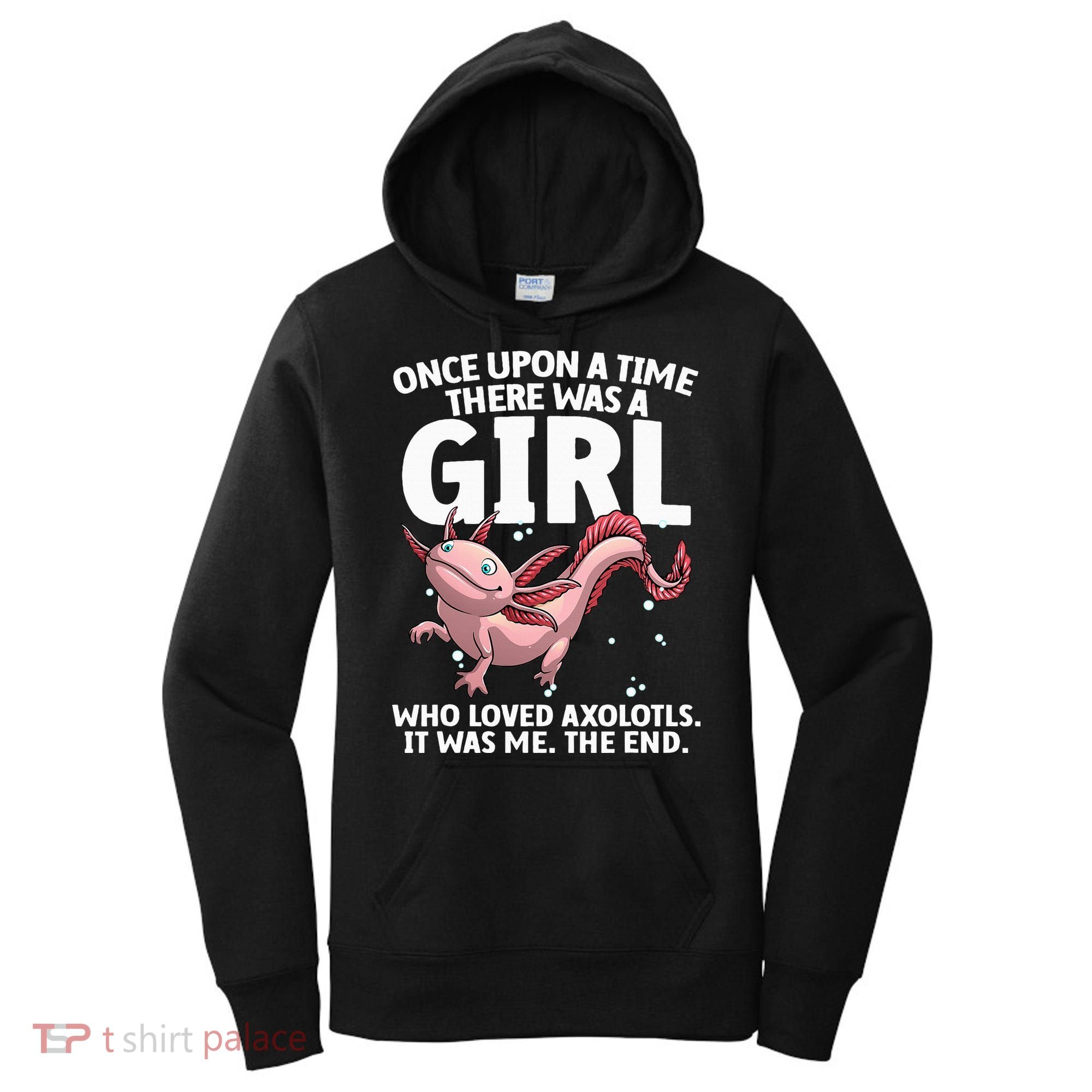 Cool Axolotl Art For Salamander Axolotl Lover Women's Hoodie