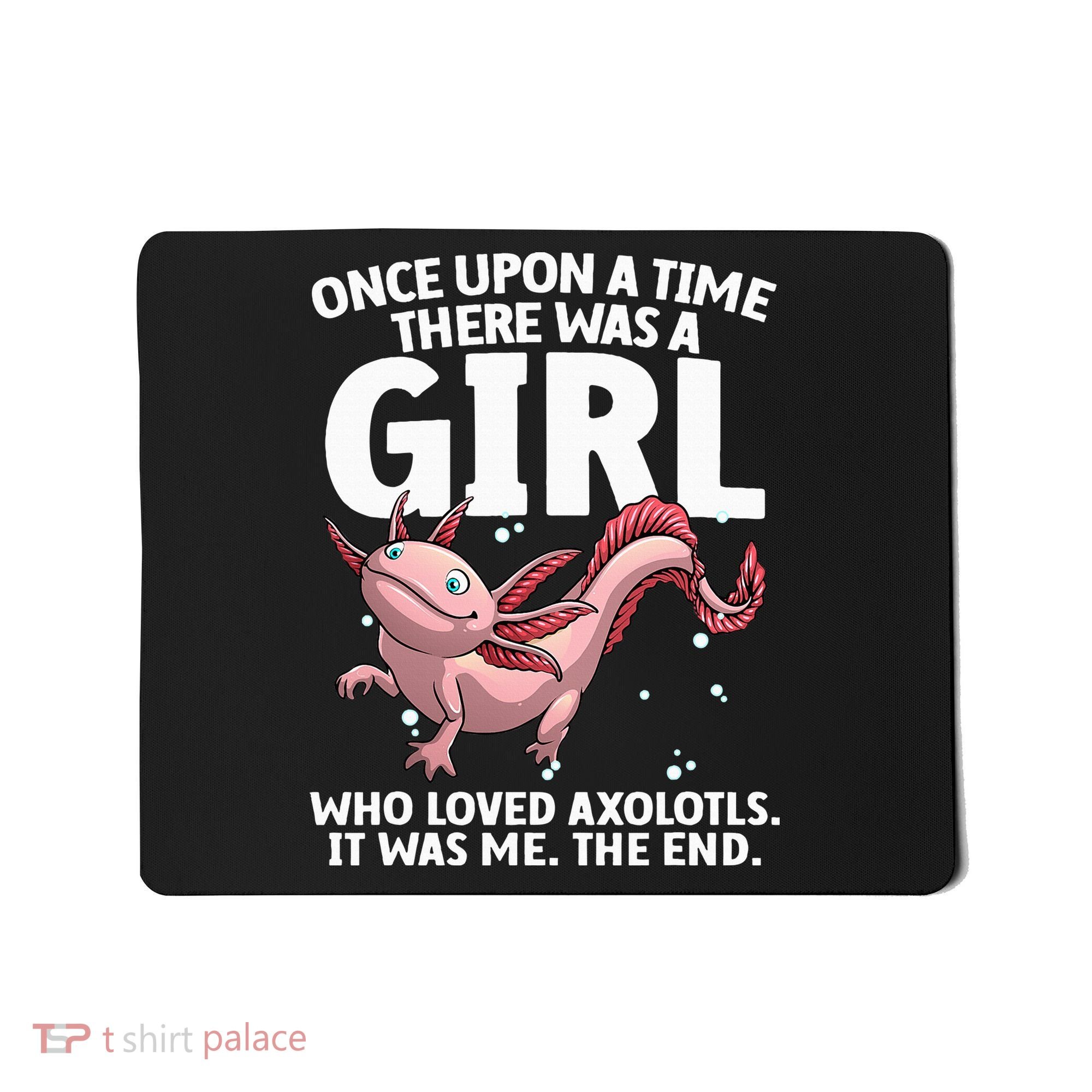 Cool Axolotl Art For Salamander Axolotl Lover Mousepad