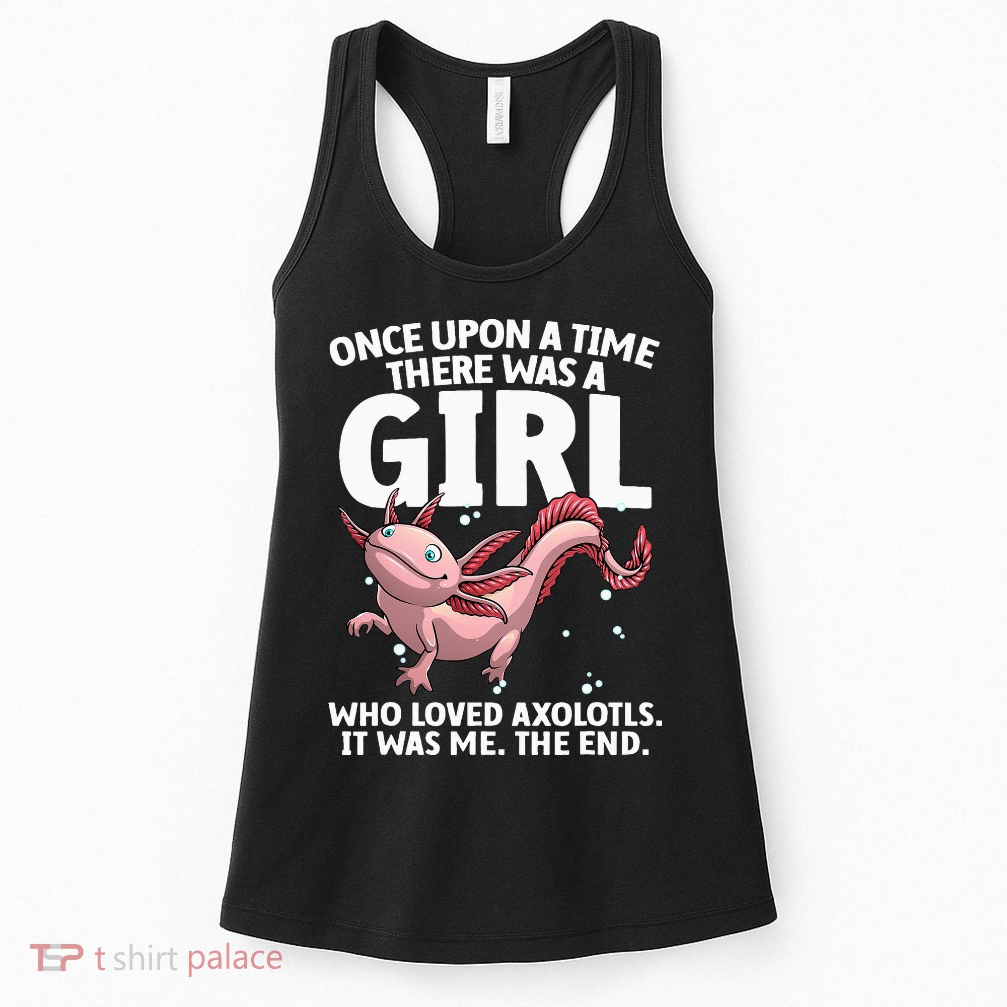Cool Axolotl Art For Salamander Axolotl Lover Women's Tank Top