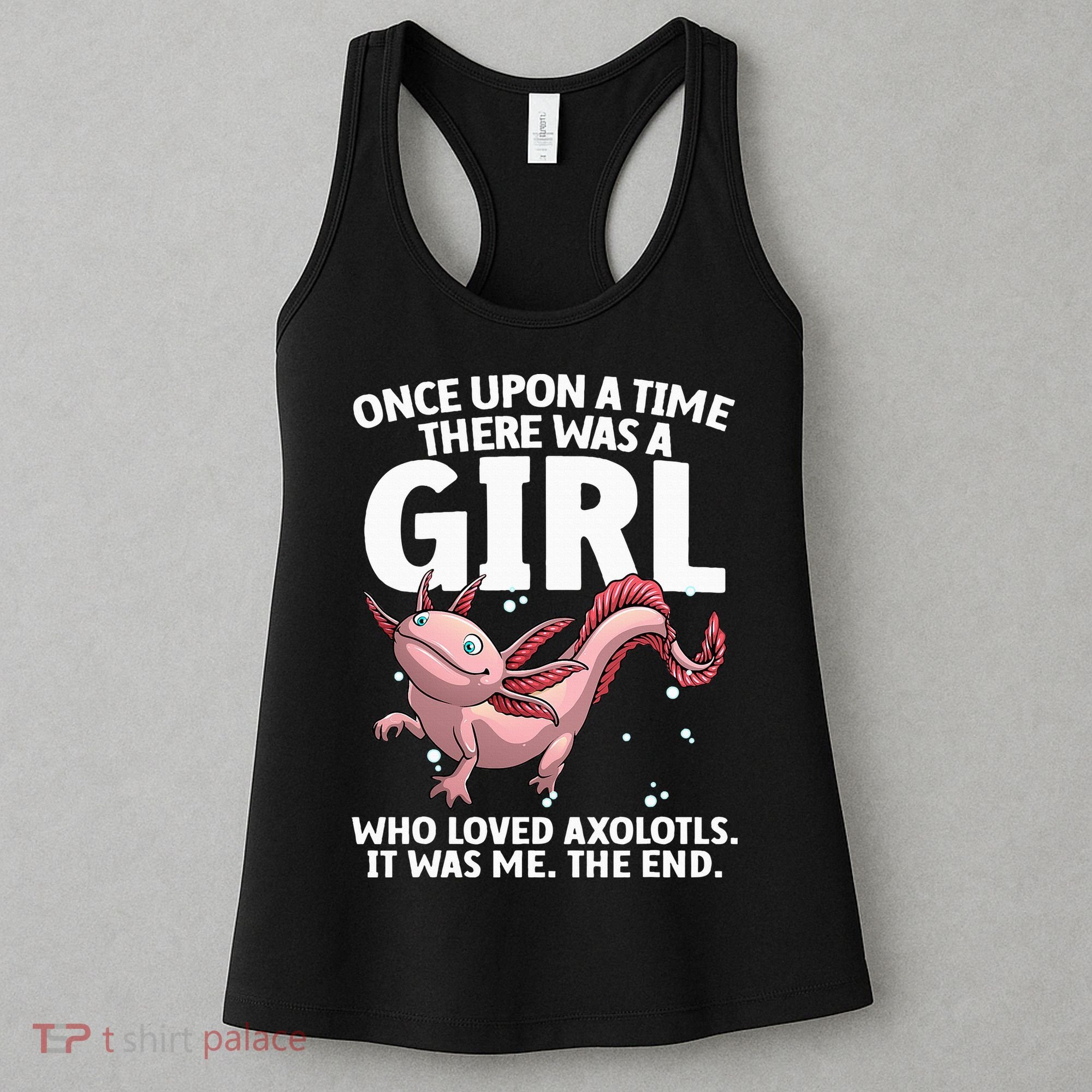 Cool Axolotl Art For Salamander Axolotl Lover Women's Tank Top