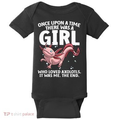 Cool Axolotl Art For Salamander Axolotl Lover Baby Bodysuit