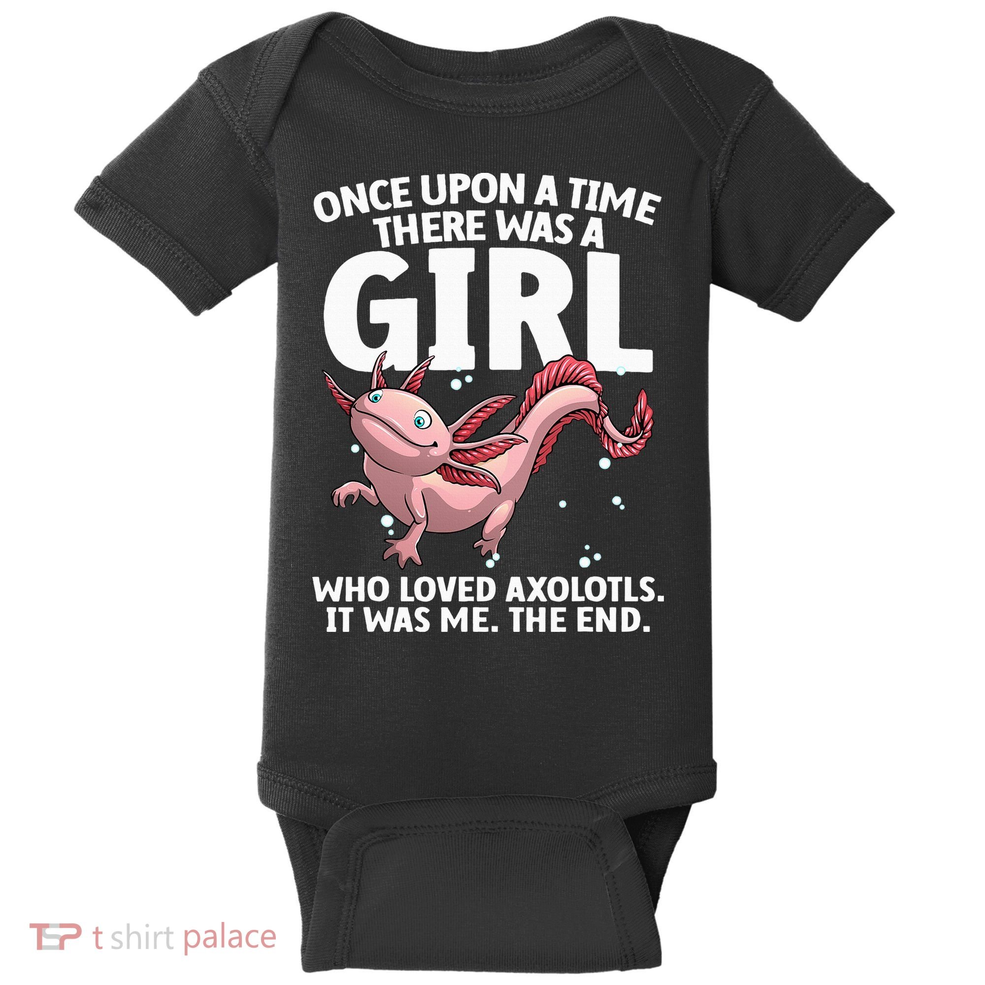 Cool Axolotl Art For Salamander Axolotl Lover Baby Bodysuit