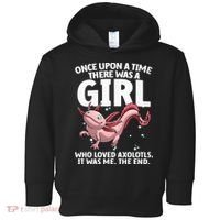 Cool Axolotl Art For Salamander Axolotl Lover Toddler Hoodie thumb 0