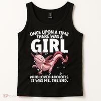Cool Axolotl Art For Salamander Axolotl Lover Tank Top thumb 2