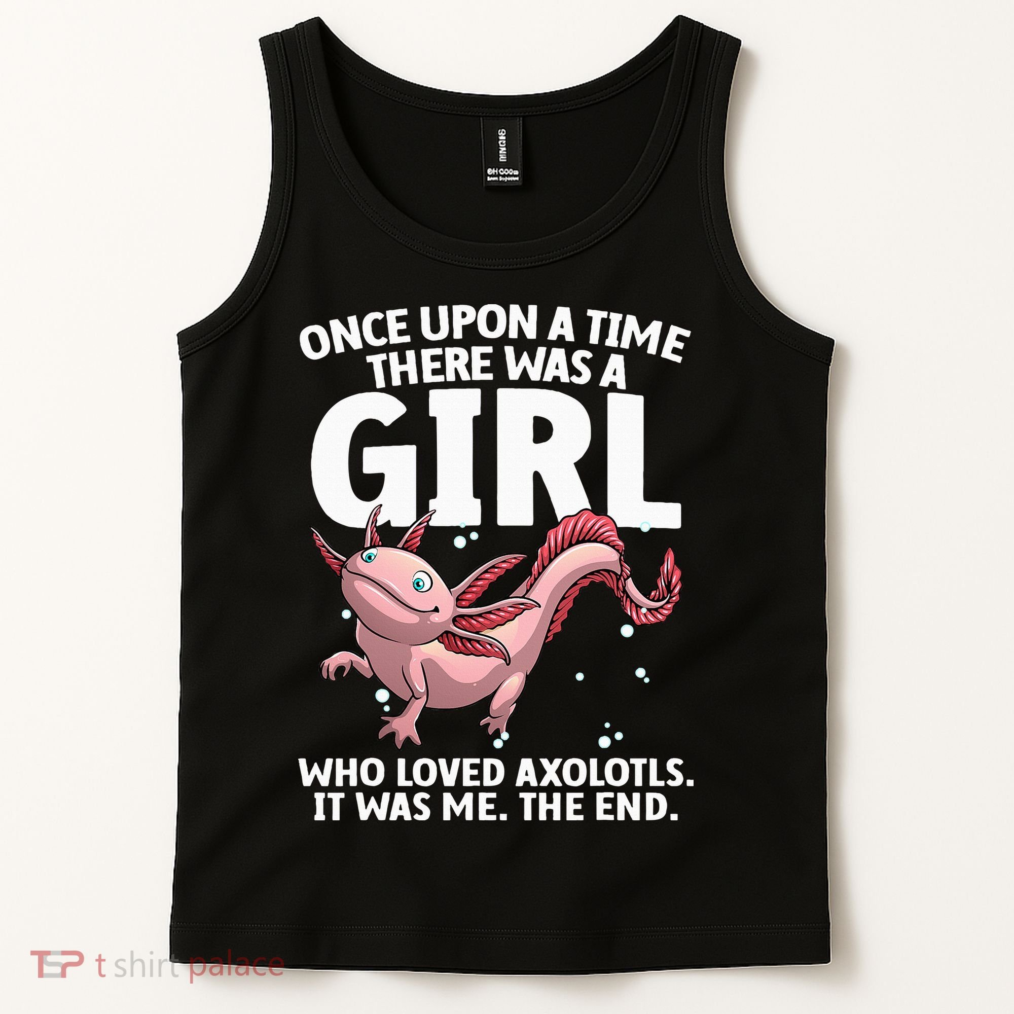 Cool Axolotl Art For Salamander Axolotl Lover Tank Top