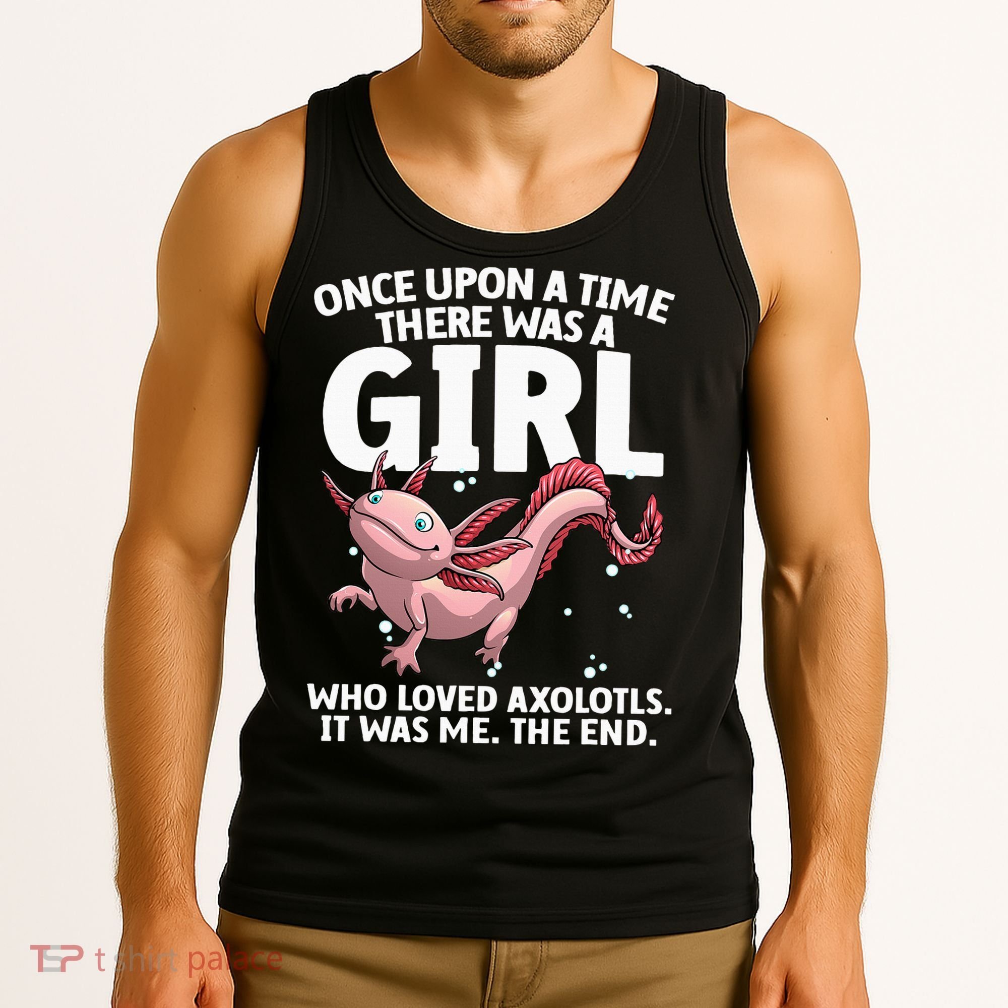 Cool Axolotl Art For Salamander Axolotl Lover Tank Top