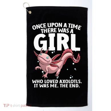 Cool Axolotl Art For Salamander Axolotl Lover Golf Towel