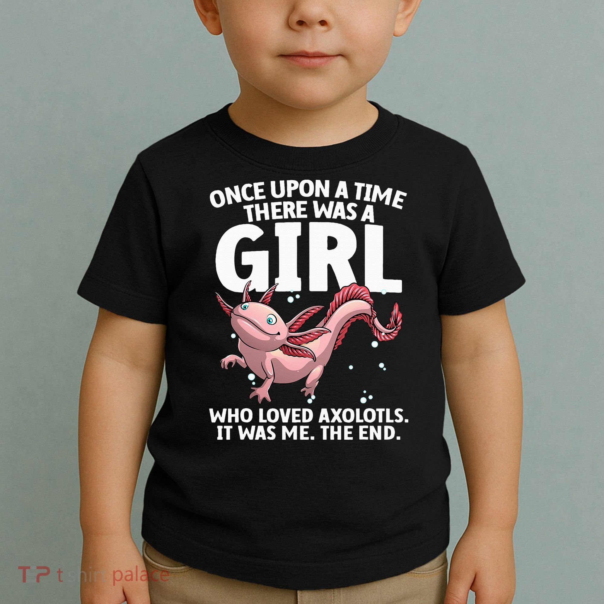 Cool Axolotl Art For Salamander Axolotl Lover Toddler T-Shirt
