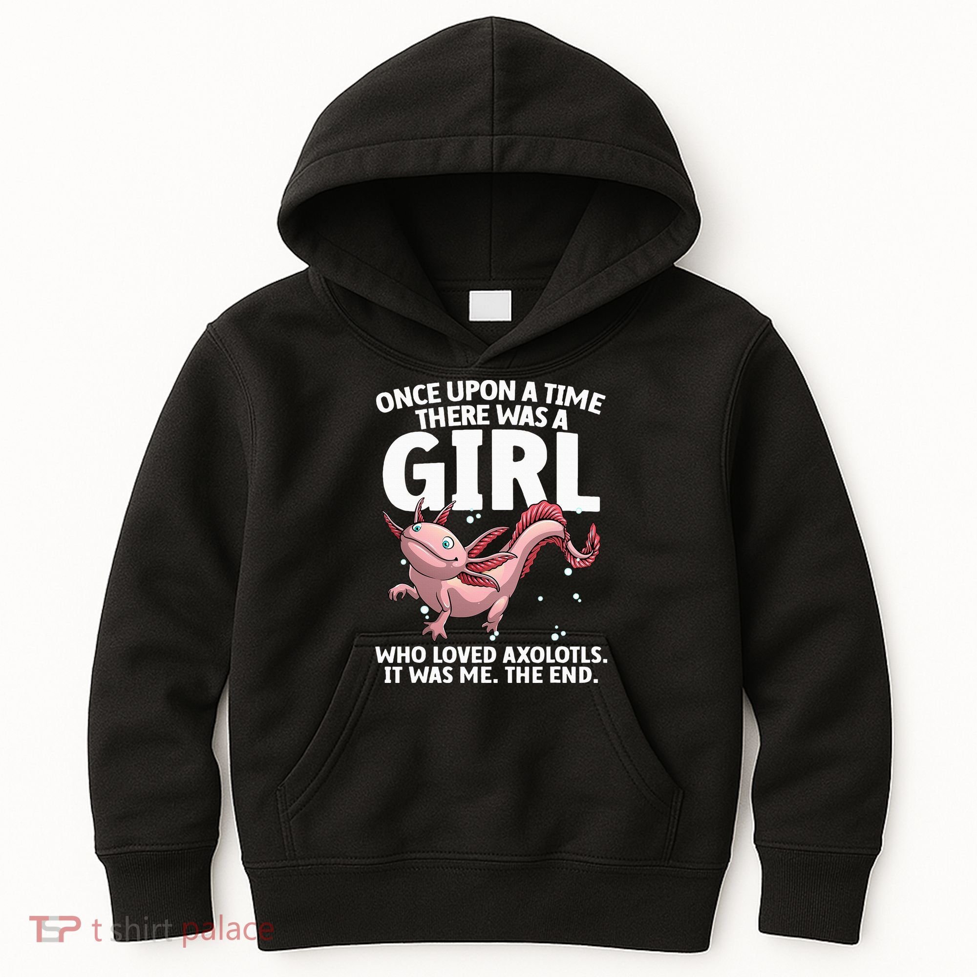 Cool Axolotl Art For Salamander Axolotl Lover Kids Hoodie
