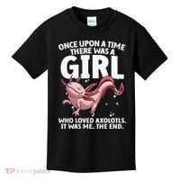 Cool Axolotl Art For Salamander Axolotl Lover Kids T-Shirt thumb 0