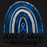 Child Abuse Awareness Rainbow Foster Care Stop The Abuse Tote Bag thumb 4