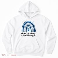 Child Abuse Awareness Rainbow Foster Care Stop The Abuse Hoodie thumb 0