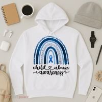 Child Abuse Awareness Rainbow Foster Care Stop The Abuse Hoodie thumb 3
