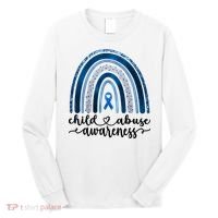 Child Abuse Awareness Rainbow Foster Care Stop The Abuse Long Sleeve Shirt thumb 0