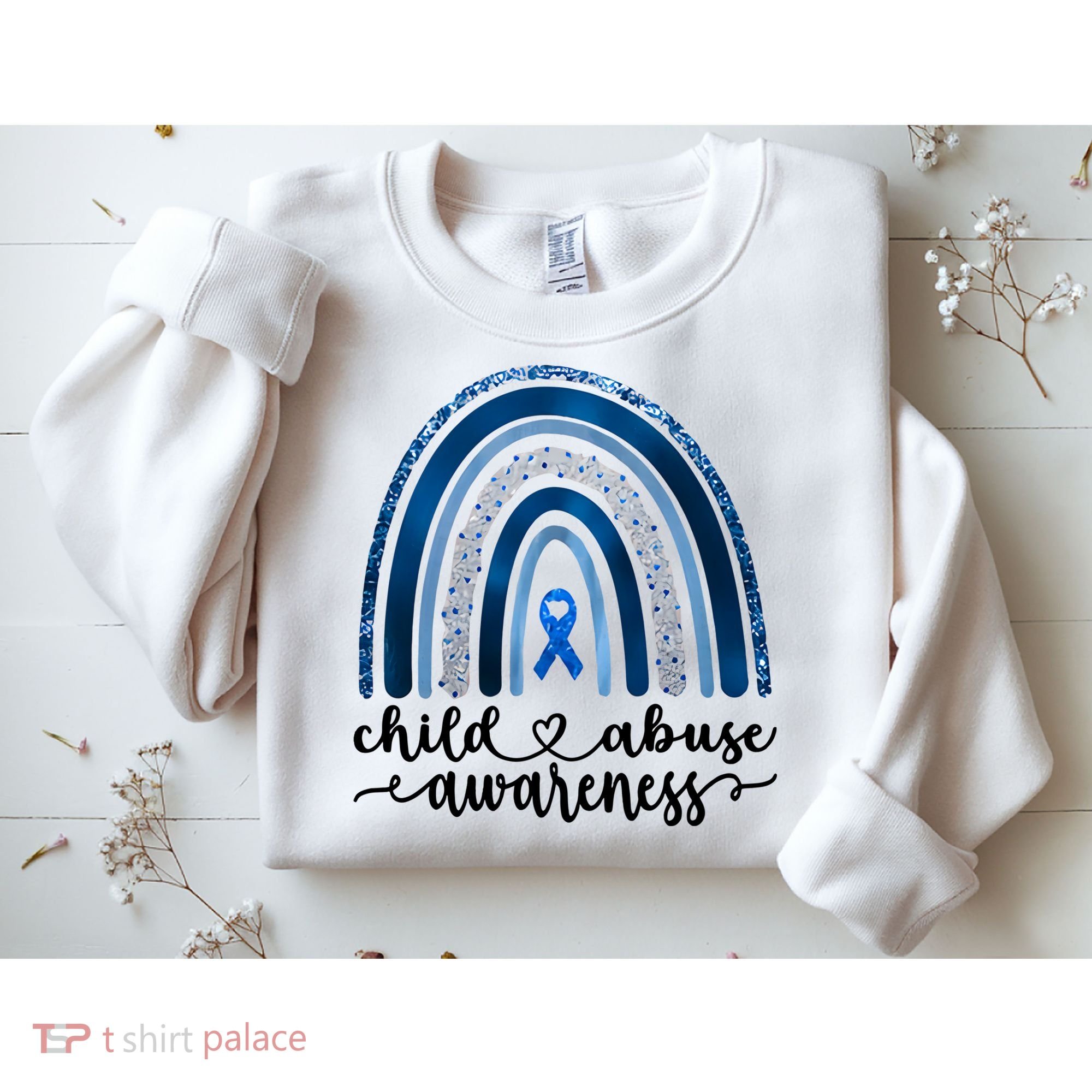 Child Abuse Awareness Rainbow Foster Care Stop The Abuse Sweatshirt