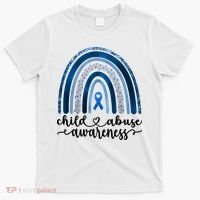 Child Abuse Awareness Rainbow Foster Care Stop The Abuse T-Shirt thumb 0