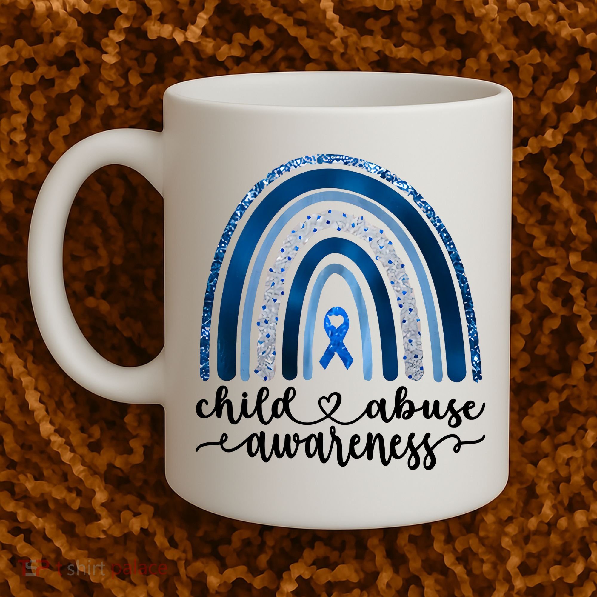 Child Abuse Awareness Rainbow Foster Care Stop The Abuse Coffee Mug