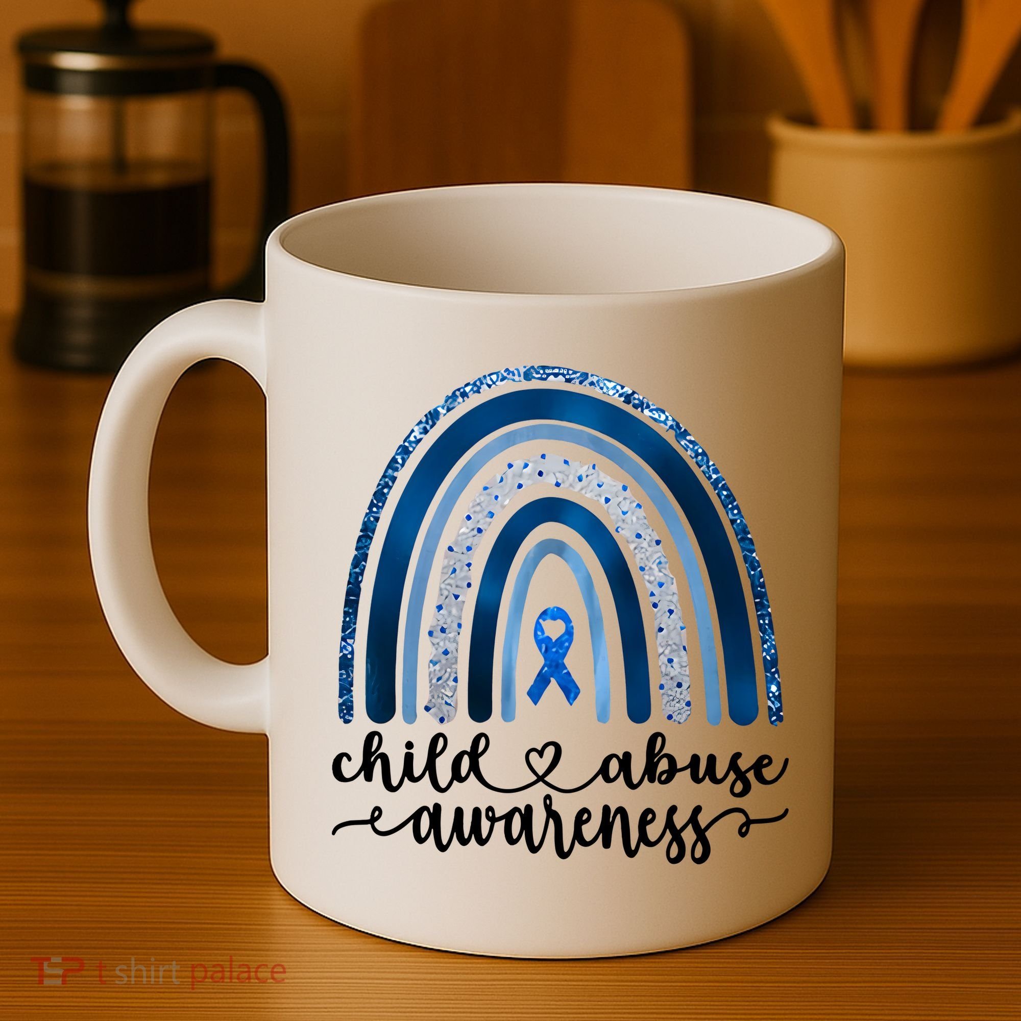 Child Abuse Awareness Rainbow Foster Care Stop The Abuse Coffee Mug