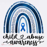 Child Abuse Awareness Rainbow Foster Care Stop The Abuse Women's Hoodie thumb 2