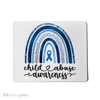 Child Abuse Awareness Rainbow Foster Care Stop The Abuse Mousepad