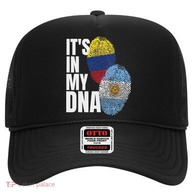 Colombian And Argentinian Dna Mix Flag Heritage Hat