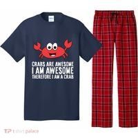 Crabs Are Awesome I Am Awesome Therefore I'm A Crab Pajama Set thumb 0