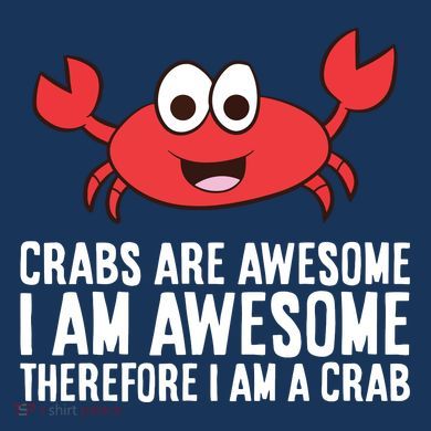 Crabs Are Awesome I Am Awesome Therefore I'm A Crab Women's Hoodie