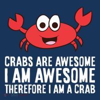 Crabs Are Awesome I Am Awesome Therefore I'm A Crab Women's Hoodie thumb 2