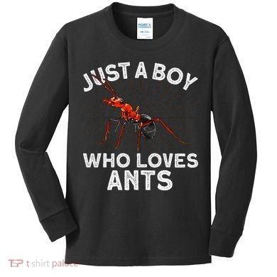 Cool Ant Ant Farm Entomology Ants Insect Kids Long Sleeve Shirt