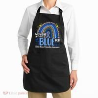 Child Abuse Awareness Blue Ribbon Trex Dinosaur Apron thumb 2