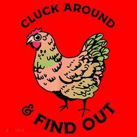 Cluck Around And Find Out Chicken Animals Lover Farmer Santa Hat thumb 1
