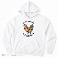 Cluck Around And Find Out Chicken Animals Lover Farmer Hoodie thumb 0
