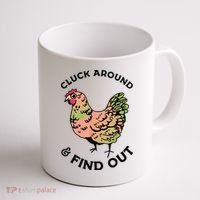 Cluck Around And Find Out Chicken Animals Lover Farmer Coffee Mug thumb 1