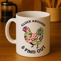 Cluck Around And Find Out Chicken Animals Lover Farmer Coffee Mug thumb 4