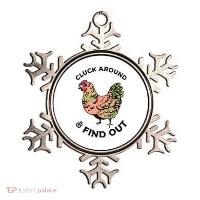 Cluck Around And Find Out Chicken Animals Lover Farmer Ornament