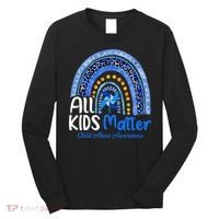 Child Abuse Awareness Messy Bun Child Abuse Prevention Month Long Sleeve Shirt thumb 0