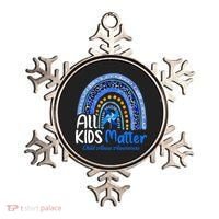 Child Abuse Awareness Messy Bun Child Abuse Prevention Month Ornament thumb 0
