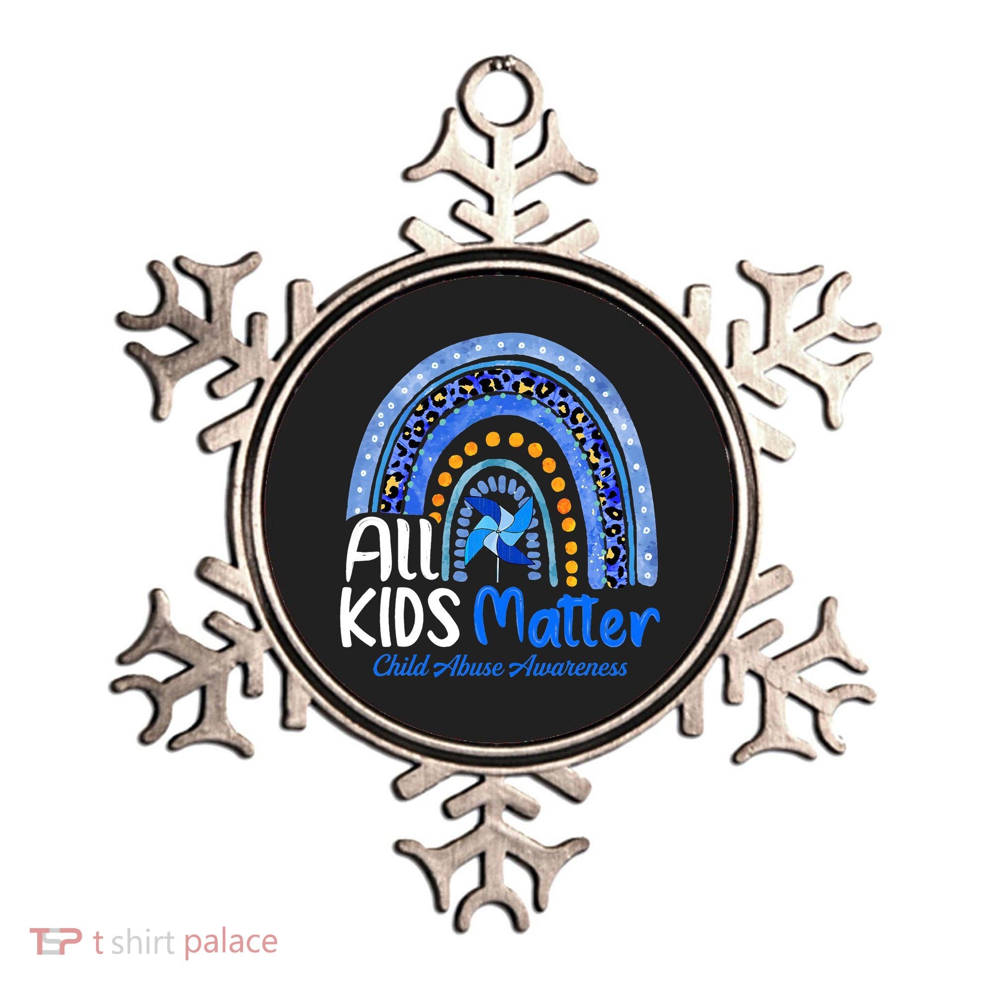 Child Abuse Awareness Messy Bun Child Abuse Prevention Month Ornament