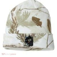 Cat Art Book Cat Motif Flowers Cat Kati Licensed 12" Camo Cuffed Beanie thumb 0